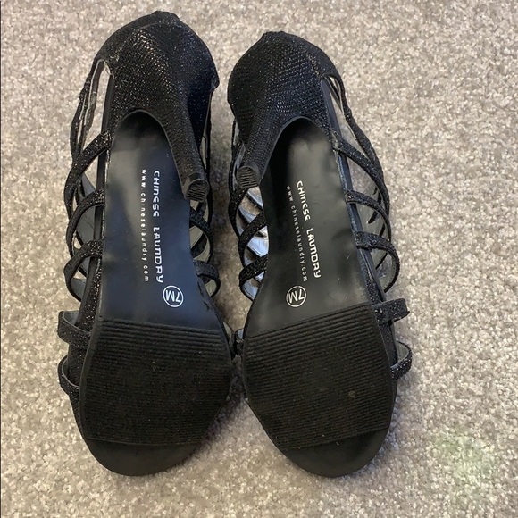 Black Shimmer Heel - Picture 6 of 6